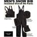 Bass Creek Outfitters Men's Insulated Snow Bib - Black, X-Large - Buy Online on GoSupps.com