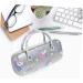 Buy Solustrious Portable Glasses Case - Durable PU Leather Hard Case for Diving & Swimming Goggles Anti-Fall Protective Etui for Kids - 16.00x7.00x4.00cm - Buy Online on GoSupps.com