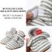 EDOTON Unisex Newborn Winter Boots - Non-Slip Sole Soft Stay On Bootie Sock - 0-6 Months - Stripe Light Gray - Buy Online on GoSupps.com