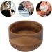 Garosa Wooden Shaving Brush Bowl - Premium Shaving Soap & Cream Bowl for Men | Ideal for Home & Barber Shop Use - Buy Online on GoSupps.com