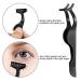 48 Pieces False Eyelash Applicator Tool Set - Plastic Tweezers & Fish Tail Clips for Easy Eyelash Extension Application & Removal (Black) - International Shipping Available - Buy Online on GoSupps.com