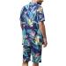 MRIGNT Men's Hawaiian Shirt and Short Set - Vacation Outfit with Short Sleeve Shirt, Beach Casual Button Down - X-Large - Buy Online on GoSupps.com