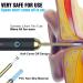 NIUQICT Ear Cleaner 1080P Camera with Lights - Ear Wax Removal Tool Kit 9 Pcs - Wireless Otoscope for Kids, Adults & Pets - Golden Black - Buy Online on GoSupps.com