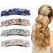 4Pcs Barrette Hair Clips French Design Hair Barrette Women Automatic Clamp Hair Barrettes for Fine Medium Thick Hair