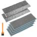 Plumflex Replacements 4Pcs Washable Wet Mopping Pads for Jet M6 and 2Pcs Dry Mopping Pads for Jet M6