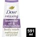 Dove Relaxing Body Wash for renewed healthy-looking skin Lavender Oil & Chamomile gentle body cleanser nourishes skin 591 ml Dove Relaxing Lavendar Body Wash 591 ml (Pack of 1) - Buy Online on GoSupps.com