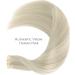 WENNALIFE 16 Tape in Human Hair Extensions - Ash Blonde & Platinum Blonde Highlighted Remy Hair - 50g - 20pcs - Buy Online on GoSupps.com