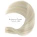 Salife Extensions Real Hair - 20PCs 50g 55cm 22 inch Ashblond & Platinblond Remy Invisible Tape Extensions - Seamless Skin Weft - Buy Online on GoSupps.com