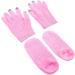 PATKAW 1 Set Gloves and Foot Mask Set Socks Women Gloves Mittens Overnight Moisturizing Gloves Moisturizing Hand Gloves Soft Moisturizing Gloves Touch Screen Pink Hand Mask Fabric Miss - Buy Online on GoSupps.com