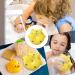 Mxshc Children's Bath Sponge - Scrubber Sponge Bath Ball for Kids | Highly Absorbent Scrubber Cleaning Tool for Dormitory Travel Hotel Bathroom and Home Yellow - Buy Online on GoSupps.com
