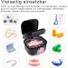BVN Leak-Proof Prosthesis Box - Upgraded Tooth Bath Case & Travel Retainer Cleaner (Black & Pink) - Buy Online on GoSupps.com