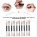 OHPHCALL 20pcs Latex Eye Shadow Stick Double-ended Eye Shadow Brush Eye Shadow Sponge Makeup Gadgets Plastic - Buy Online on GoSupps.com