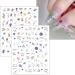 JMEOWIO 9 Sheets Spring Flower Nail Art Stickers Decals Self-Adhesive Colorful Summer Floral Nail Supplies Nail Art Design Decoration Accessories - Buy Online on GoSupps.com