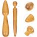 Buy Gatuida 2-in-1 Acupressure Massage Stick - Thai Reflex Zone & Trigger Point Tool for Ears & Face - Lightweight Wooden Roller (11x2.5x2.5cm) - International Shipping Available - Buy Online on GoSupps.com