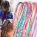 50pcs Gradient Colorful Braided Hair Rope Set - DIY Hair Styling Accessories for Women & Girls - Buy Online on GoSupps.com