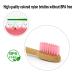 Virgin Forest Bamboo Toothbrush Set - Natural Eco-Friendly Biodegradable Wood, Vegan Organic Charcoal Bristles - Pack of 6 - Buy Online on GoSupps.com