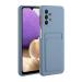 Tivenfezk Nadoli Silicone case for Samsung Galaxy A13 4G Ultra thin shockproof scratch -resistant Wallet soft TPU protective cover Cell phone case with credit card holder Samsung Galaxy A13 4g gray
