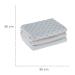 Roba Organic 3 Set Lil Planet - 80x80 cm Musselin Diapers in Light Blue - GOTS & OEKO-TEX Certified Organic Cotton - Buy Online on GoSupps.com