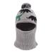 XIAOHAWANG Winter Warm Baby Hood Hats Kids Knit Earflap Caps Fleece Lining Hat Scarf for Toddler Boys Girls 3-10 Years Gray Dinosaur