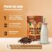 Ori Gin 100% Natural Vegan Protein Powder - Easy Digest Coffee Caramel 25g Plant-Based Protein Gluten & Dairy Free No Added Sugar Non-GMO - 7 Servings (258g - Buy Online on GoSupps.com