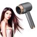 Cordless Hair Dryer Portable Rechargeable Hair Dryer Foldable Travel Hair Dryer with Hot and Cold Air Gift for Women Girls (Black)