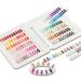 MYLEE Swatch Book - 120 Colour Slots Detachable Nail Colour Chart Display Book Comfortable and Easy to use - Clips in Nail Tips Professional Salon & Home use Portable - Buy Online on GoSupps.com