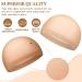 200 Pieces Nylon Stocking Wig Caps Bulk - Stretchy Bald Cap for Halloween Decorations - Brown/Light Brown Elastic Head Wig Accessories - Buy Online on GoSupps.com