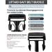 Gait Belt with Plastic Buckle by LiftAid - 60 x 2 Purple Transfer & Walking Aid for Therapists, Nurses & Home Care - Buy Online on GoSupps.com