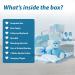 Baby Box Shop Baby Boy Gifts Newborn - 7 Baby Shower Gifts for Baby Boy includes New Baby Boy Gifts in a New Born Baby Gift Set New Born Baby Boy Gift Baby Boy Hamper for New Born Baby - Blue - Buy Online on GoSupps.com