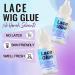 Lace Wig Glue 02 - Fast Acting Strong Hold Adhesive for Wigs, Waterproof & Latex-Free - 38ml - Buy Online on GoSupps.com