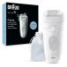 Braun Epilator Silk- pil 5 Hair Removal Device Women Shaver & Trimmer Wet and Dry Includes Skin Contact Cap SE5-011 Grey