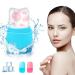 Ice Roller for Face and Eye-Facial Beauty Ice Roller Skin Care Tools  Silicone Face Ice Mold for Face & Eye Puffiness Relief Blue
