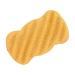 Eco-Friendly Facial Sponge | Plant Fiber Cleansing Puff for Beauty & Bath | Long Waves Ginger Pattern - Buy Online on GoSupps.com