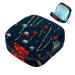 Women bands storage pocket menstrual cup pocket girl travel big capacity make-up women bandage organizer Merry Christmas pattern color 8 1 count (pack of 1)