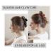 Vsiopy 10pcs Hair Claw Clips for Women - Strong Hold 3.5 Inch Nonslip Hair Clamps - Medium to Large Size - Thin Hair Hair Jaw Clips - 5 Pack - Buy Online on GoSupps.com
