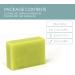 Aloe Soap - Handmade Natural Cold Processed Soap - Ideal for Women Men and Children - 100 gr - Buy Online on GoSupps.com