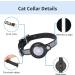 Kocnydey Reflective Airtag Cat Collar - Adjustable Anti-Wing Collar for Cats & Small Dogs (Black XS 19-26cm) | Apple AirTag Compatible - Buy Online on GoSupps.com