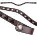 Netproshop Leather Forehead Straps Eldorado Wave Shape with Rhinestones - Brown COB | Elegant Cob Accessories for International Shipping - Buy Online on GoSupps.com