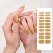 Semi Cured Gel Nail Strips Gel Nail Stickers - 20 Pcs Nail Stickers for Nail Art - Soft Self-Adhesive Gel Nail Wraps Easy Apply & Remove for Salon-Quality Manicure Kit (UV/LED Lamp Required)(BSS-0340)