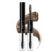 Double Head Eyebrow Gel 2 en 1 Crayon Sourcils Waterproof Longue Dur e Marron Fonc & Clair Sourcil Gel S chage Rapide 3D Eyebrow Brow Lift Kit Sourcil Maquillage Pour Femmes Christmas 02# 02 # marron fonc