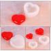 Cabilock 3pcs Peach Heart Silicone Mold Molds for Candles Molds for Resin Stencils for Crafts Heart Shape Silicone Resin Heart Chocolate Heart Baking Silicone DIY Mold Decoration Mold White 7.4x6.8cm White - Buy Online on GoSupps.com