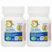 Equate Extra Strength Gas Relief Softgels Simethicone 125 mg Fast-Acting Anti-Gas 20 Count (Pack of 2) Total 40 Softgels + Create Sticker
