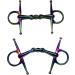 Extreme Full Cheek Rainbow Jointed Horse Bit - Steel Snaffle for Egg Butter | 10.2cm to 14cm Sizes - Shop Internationally - Buy Online on GoSupps.com