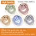 100 Colorful Hair Ties for Girls - No Metal Elastic Bands Perfect Ponytail Hair Accessories - Buy Online on GoSupps.com