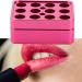 Aluminum Lipstick Mold Making Tools DIY High Gloss Easy to Clean Tight and Seamless 12 Holes for Lipstick Tube - Buy Online on GoSupps.com