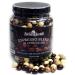 Chocolate Covered Espresso Bean Blend Jar | Made with Premium Ingredients | 3-Pound Bulk Jar | Features White, Milk, and Dark Chocolate Coffee Beans | Delicious Caffeinated Treats | By Dilettante Chocolates