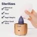 Pixie Menstrual Cup Steamer Sterilizer - 99.9% Germ Killer with Cleanser Steam - Bamboo Finish | 3-Minute Sterilization, Automatic Shut Off - Buy Online on GoSupps.com
