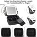 Jadazror Rechargeable Makeup Train Case with Mirror and Light - Black - Buy Online on GoSupps.com