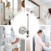 Samuliy Adhesive Scrunchie Holder | Acrylic Wall Hooks Hair Ties & Scrunchie Storage | Adhesive Hairband Tie Organizer Hair Accessories Organizer For Bath Balls Bracelets Bows - Buy Online on GoSupps.com