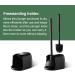 Eyliden 2-in-1 Toilet Plunger and Brush Set with Holder - Bathroom Cleaning Combo (Black) - Buy Online on GoSupps.com